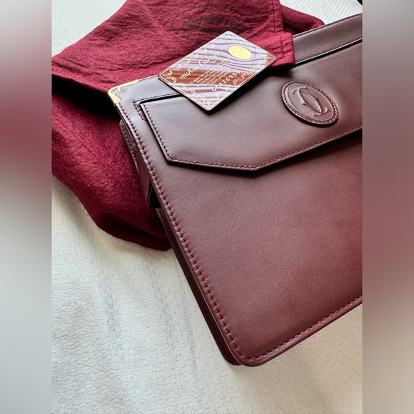 Firm price🔥Cartier LEATHER CLUTCH BAG - Picture 15 of 17